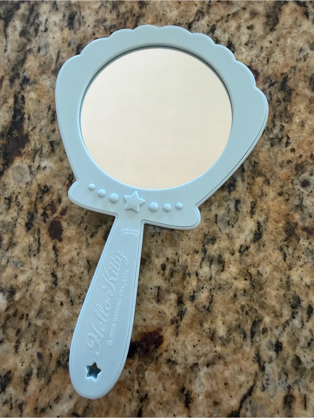 NEW Sanrio Hello Kitty Mermaid Pearl Star Shell Hand Mirror